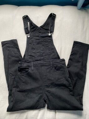 Levi's Black Women's Denim Overalls with Bib Pocket